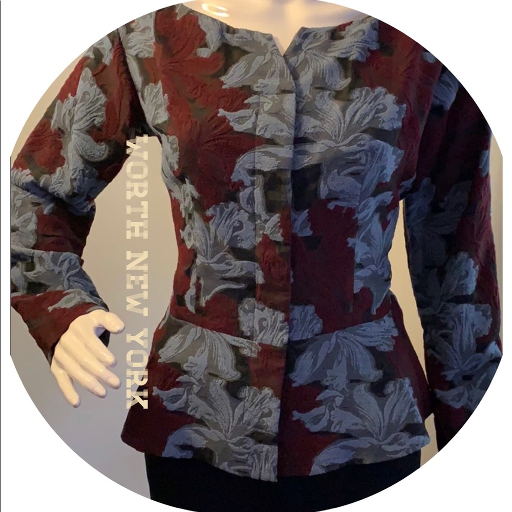Worth New York NWT Gorgeous Peplum Blouse